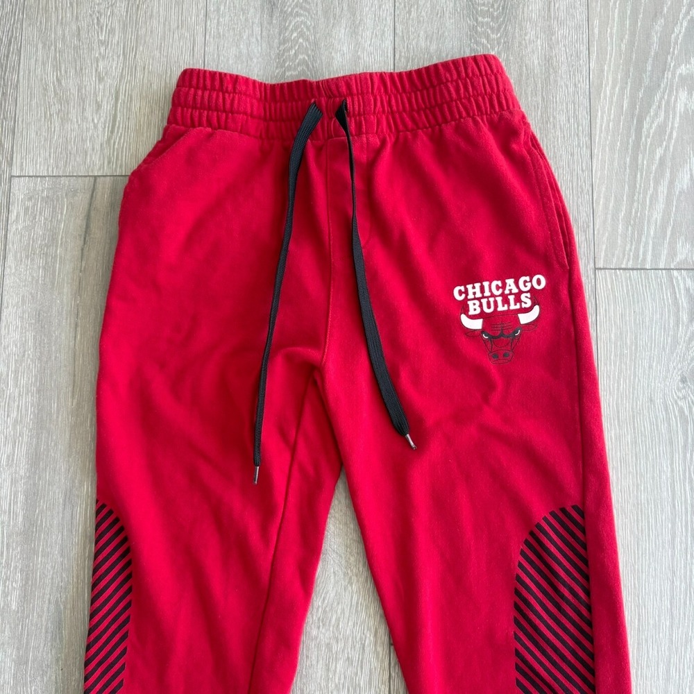 Womens Red Chicago Bulls‎ NBA Basketball Everyday Comfort Jogger Pants Size S - Picture 3 of 10
